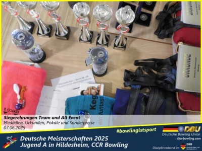 Foto des Albums: Fotoalbum 4 von den Deutschen Meisterschaften 2025 der Jugend A (U14) in Hildesheim, CCR Bowling