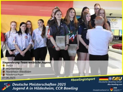 Foto des Albums: Fotoalbum 4 von den Deutschen Meisterschaften 2025 der Jugend A (U14) in Hildesheim, CCR Bowling