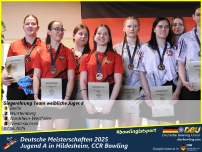 Foto des Albums: Fotoalbum 4 von den Deutschen Meisterschaften 2025 der Jugend A (U14) in Hildesheim, CCR Bowling