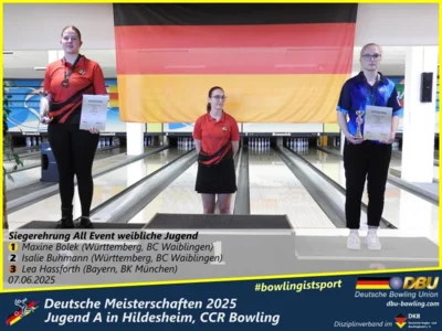Foto des Albums: Fotoalbum 4 von den Deutschen Meisterschaften 2025 der Jugend A (U14) in Hildesheim, CCR Bowling