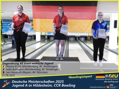Foto des Albums: Fotoalbum 4 von den Deutschen Meisterschaften 2025 der Jugend A (U14) in Hildesheim, CCR Bowling