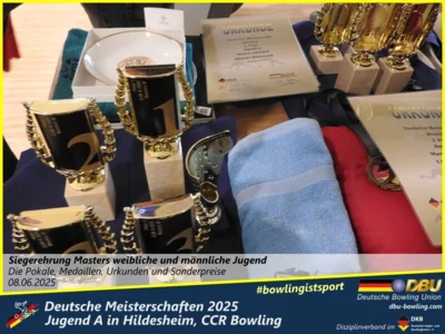 Foto des Albums: Fotoalbum 5 von den Deutschen Meisterschaften 2025 der Jugend A (U14) in Hildesheim, CCR Bowling