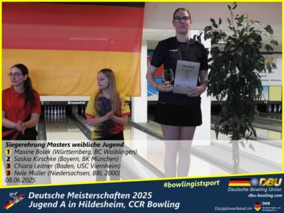 Foto des Albums: Fotoalbum 5 von den Deutschen Meisterschaften 2025 der Jugend A (U14) in Hildesheim, CCR Bowling