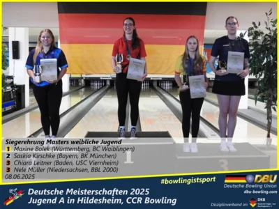 Foto des Albums: Fotoalbum 5 von den Deutschen Meisterschaften 2025 der Jugend A (U14) in Hildesheim, CCR Bowling