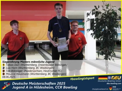 Foto des Albums: Fotoalbum 5 von den Deutschen Meisterschaften 2025 der Jugend A (U14) in Hildesheim, CCR Bowling