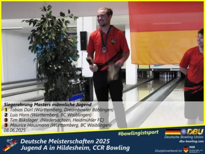 Foto des Albums: Fotoalbum 5 von den Deutschen Meisterschaften 2025 der Jugend A (U14) in Hildesheim, CCR Bowling