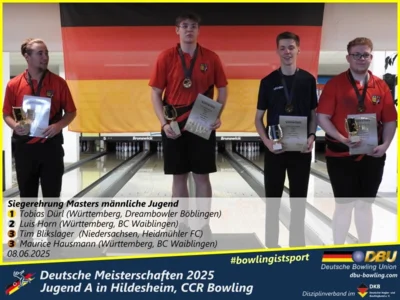 Foto des Albums: Fotoalbum 5 von den Deutschen Meisterschaften 2025 der Jugend A (U14) in Hildesheim, CCR Bowling