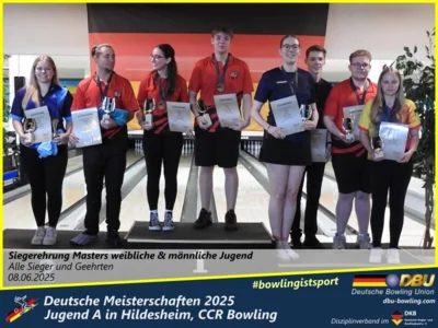 Foto des Albums: Fotoalbum 5 von den Deutschen Meisterschaften 2025 der Jugend A (U14) in Hildesheim, CCR Bowling