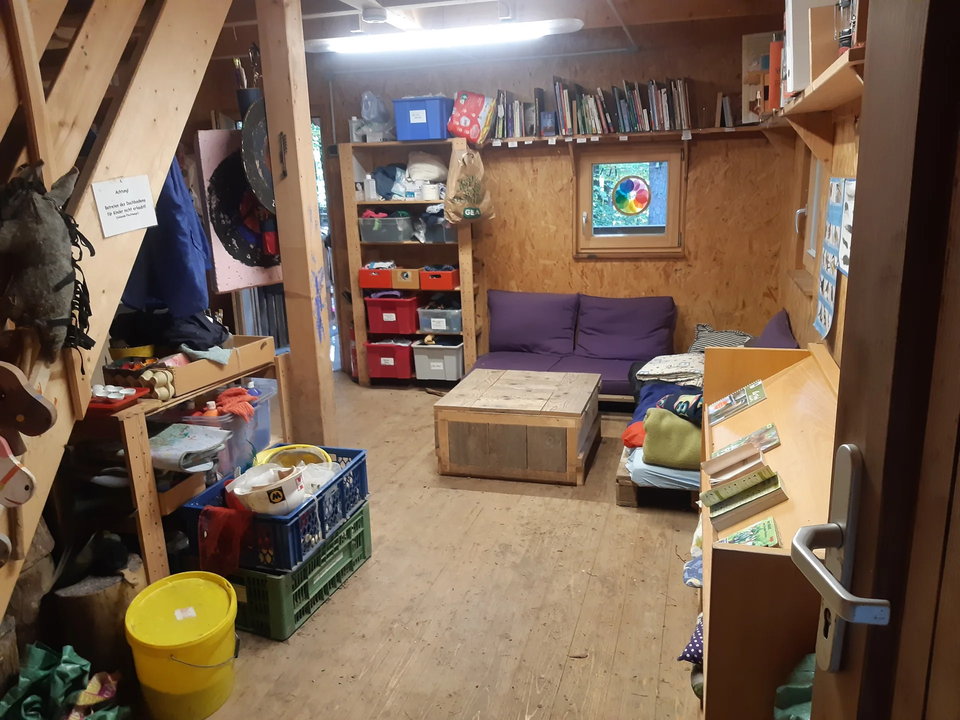 Bild: Innenbereich alte Hütte