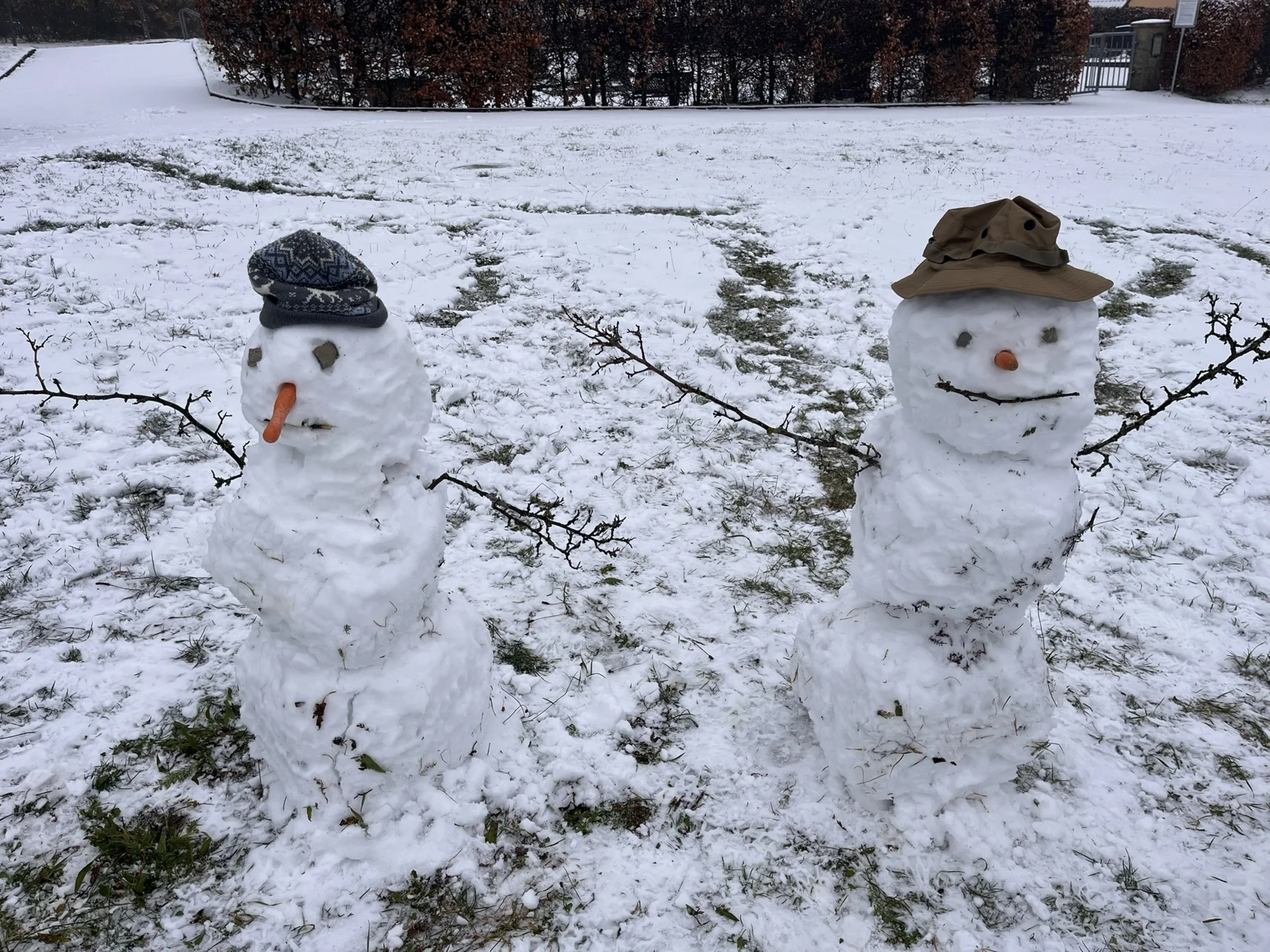 Bild: Schneemänner