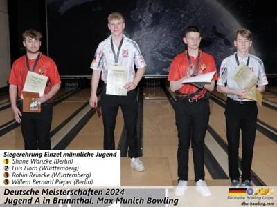 Foto des Albums: Fotoalbum 1 von den Deutschen Meisterschaften 2024 der Jugend A (U14) in Brunnthal, Max Munich Bowling