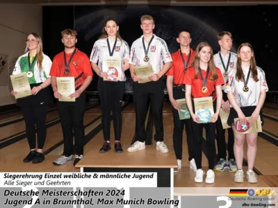 Foto des Albums: Fotoalbum 1 von den Deutschen Meisterschaften 2024 der Jugend A (U14) in Brunnthal, Max Munich Bowling
