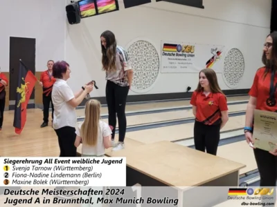 Foto des Albums: Fotoalbum 4 von den Deutschen Meisterschaften 2024 der Jugend A (U14) in Brunnthal, Max Munich Bowling