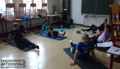 Vorschaubild: Impressionen aus den Workshops - Faszientraining