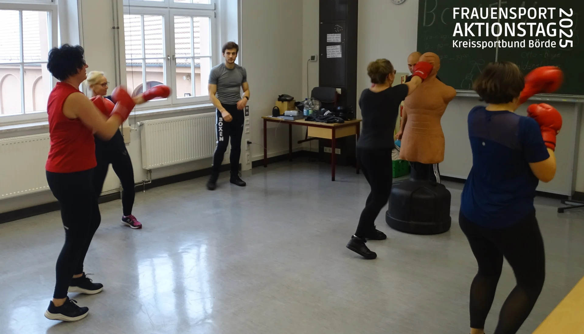 Bild: Impressionen aus den Workshops - Fitness-Boxen