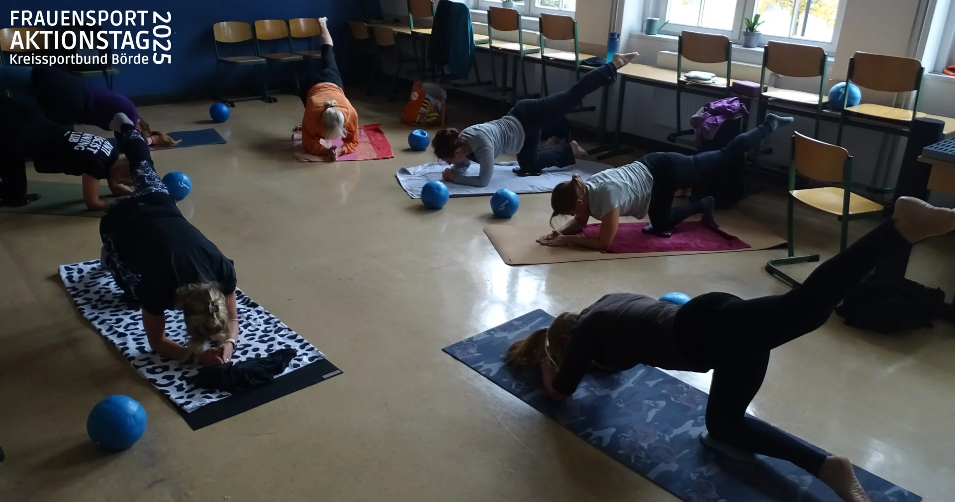Bild: Impressionen aus den Workshops - Pilates