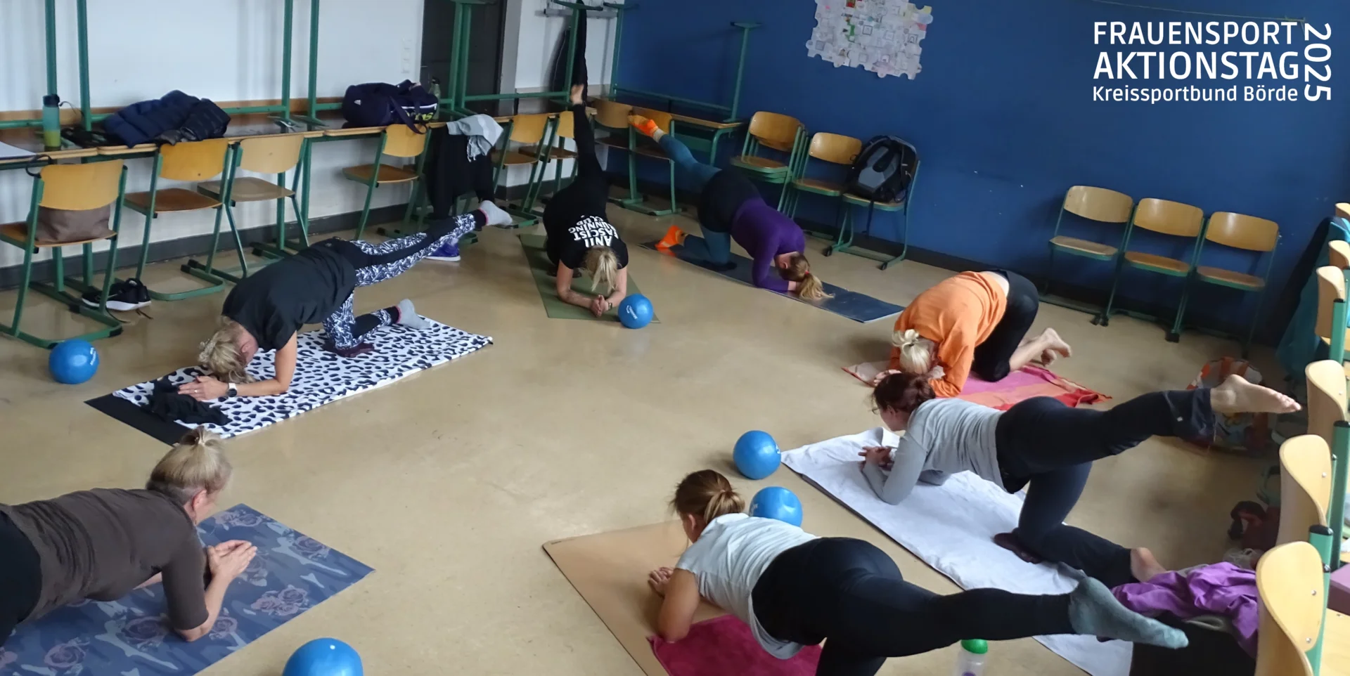 Bild: Impressionen aus den Workshops - Pilates