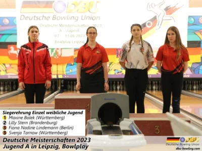 Foto des Albums: Fotoalbum 1 von den Deutschen Meisterschaften 2023 der Jugend A (U14) in Leipzig, Bowl-Play