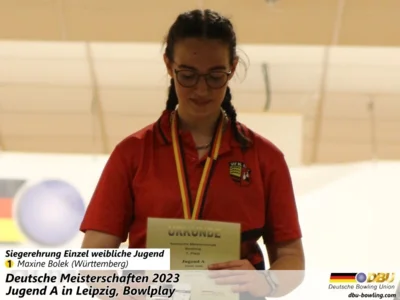 Foto des Albums: Fotoalbum 1 von den Deutschen Meisterschaften 2023 der Jugend A (U14) in Leipzig, Bowl-Play