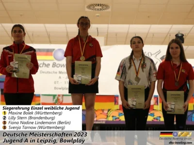 Foto des Albums: Fotoalbum 1 von den Deutschen Meisterschaften 2023 der Jugend A (U14) in Leipzig, Bowl-Play