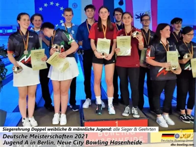 Foto des Albums: Fotoalbum von den Deutschen Meisterschaften 2021 der Jugend A (U14) in Berlin, Neue City Bowling Hasenheide