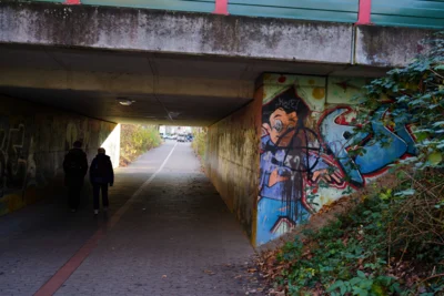 Wieder unter der B65 durch  (Bild vergr&ouml;&szlig;ern)