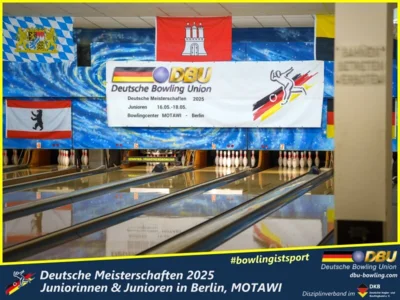 Foto des Albums: Fotoalbum 1 von den Deutschen Meisterschaften 2025 der Juniorinnen & Junioren (U23) in Berlin, Bowlingcenter MOTAWI