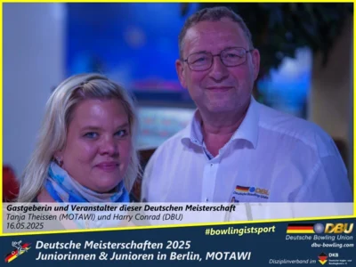 Foto des Albums: Fotoalbum 1 von den Deutschen Meisterschaften 2025 der Juniorinnen & Junioren (U23) in Berlin, Bowlingcenter MOTAWI