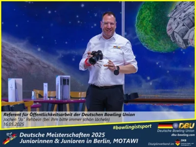 Foto des Albums: Fotoalbum 1 von den Deutschen Meisterschaften 2025 der Juniorinnen & Junioren (U23) in Berlin, Bowlingcenter MOTAWI