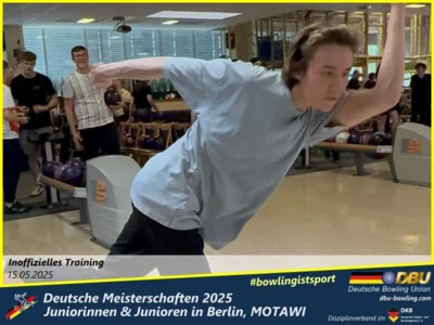 Foto des Albums: Fotoalbum 1 von den Deutschen Meisterschaften 2025 der Juniorinnen & Junioren (U23) in Berlin, Bowlingcenter MOTAWI