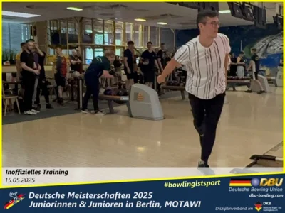 Foto des Albums: Fotoalbum 1 von den Deutschen Meisterschaften 2025 der Juniorinnen & Junioren (U23) in Berlin, Bowlingcenter MOTAWI