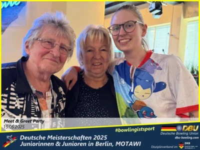 Foto des Albums: Fotoalbum 1 von den Deutschen Meisterschaften 2025 der Juniorinnen & Junioren (U23) in Berlin, Bowlingcenter MOTAWI