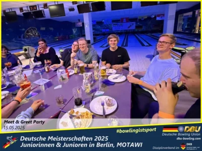 Foto des Albums: Fotoalbum 1 von den Deutschen Meisterschaften 2025 der Juniorinnen & Junioren (U23) in Berlin, Bowlingcenter MOTAWI