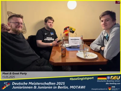 Foto des Albums: Fotoalbum 1 von den Deutschen Meisterschaften 2025 der Juniorinnen & Junioren (U23) in Berlin, Bowlingcenter MOTAWI