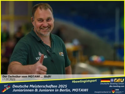 Foto des Albums: Fotoalbum 1 von den Deutschen Meisterschaften 2025 der Juniorinnen & Junioren (U23) in Berlin, Bowlingcenter MOTAWI