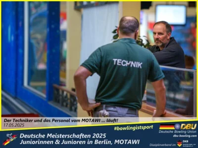 Foto des Albums: Fotoalbum 1 von den Deutschen Meisterschaften 2025 der Juniorinnen & Junioren (U23) in Berlin, Bowlingcenter MOTAWI