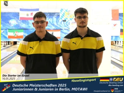 Foto des Albums: Fotoalbum 2 von den Deutschen Meisterschaften 2025 der Juniorinnen & Junioren (U23) in Berlin, Bowlingcenter MOTAWI