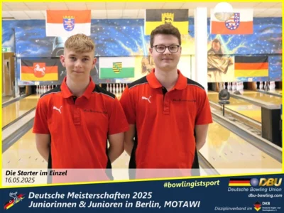 Foto des Albums: Fotoalbum 2 von den Deutschen Meisterschaften 2025 der Juniorinnen & Junioren (U23) in Berlin, Bowlingcenter MOTAWI