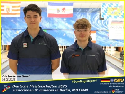 Foto des Albums: Fotoalbum 2 von den Deutschen Meisterschaften 2025 der Juniorinnen & Junioren (U23) in Berlin, Bowlingcenter MOTAWI