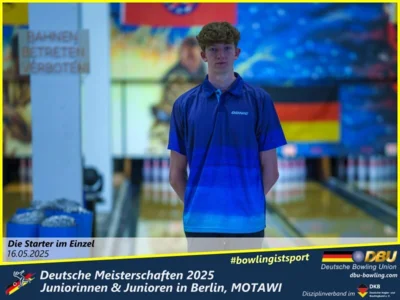 Foto des Albums: Fotoalbum 2 von den Deutschen Meisterschaften 2025 der Juniorinnen & Junioren (U23) in Berlin, Bowlingcenter MOTAWI