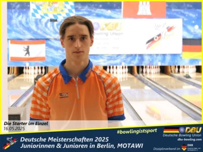 Foto des Albums: Fotoalbum 2 von den Deutschen Meisterschaften 2025 der Juniorinnen & Junioren (U23) in Berlin, Bowlingcenter MOTAWI
