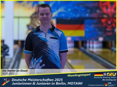 Foto des Albums: Fotoalbum 2 von den Deutschen Meisterschaften 2025 der Juniorinnen & Junioren (U23) in Berlin, Bowlingcenter MOTAWI