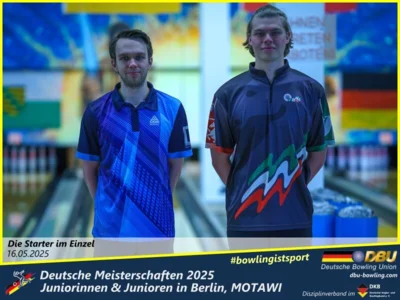 Foto des Albums: Fotoalbum 2 von den Deutschen Meisterschaften 2025 der Juniorinnen & Junioren (U23) in Berlin, Bowlingcenter MOTAWI