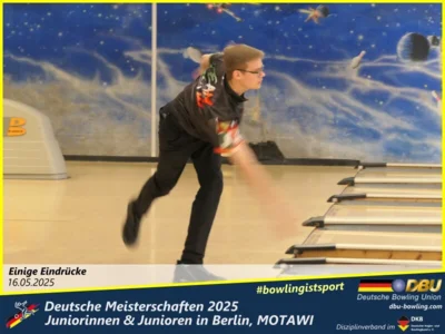 Foto des Albums: Fotoalbum 2 von den Deutschen Meisterschaften 2025 der Juniorinnen & Junioren (U23) in Berlin, Bowlingcenter MOTAWI