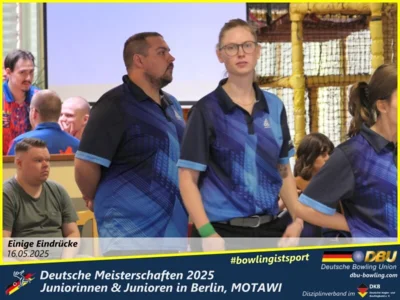Foto des Albums: Fotoalbum 2 von den Deutschen Meisterschaften 2025 der Juniorinnen & Junioren (U23) in Berlin, Bowlingcenter MOTAWI
