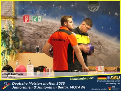 Foto des Albums: Fotoalbum 2 von den Deutschen Meisterschaften 2025 der Juniorinnen & Junioren (U23) in Berlin, Bowlingcenter MOTAWI