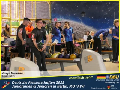 Foto des Albums: Fotoalbum 2 von den Deutschen Meisterschaften 2025 der Juniorinnen & Junioren (U23) in Berlin, Bowlingcenter MOTAWI
