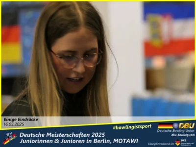 Foto des Albums: Fotoalbum 2 von den Deutschen Meisterschaften 2025 der Juniorinnen & Junioren (U23) in Berlin, Bowlingcenter MOTAWI