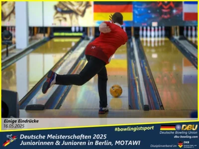 Foto des Albums: Fotoalbum 2 von den Deutschen Meisterschaften 2025 der Juniorinnen & Junioren (U23) in Berlin, Bowlingcenter MOTAWI
