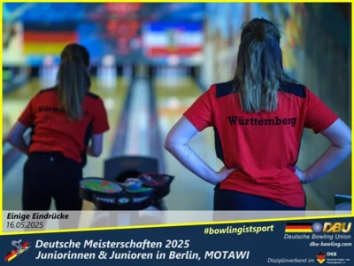 Foto des Albums: Fotoalbum 2 von den Deutschen Meisterschaften 2025 der Juniorinnen & Junioren (U23) in Berlin, Bowlingcenter MOTAWI